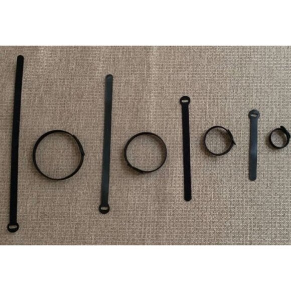 150PCS Reusable Cable Ties - 4+6+8+10" Multi-Purpose Cable management Hook &Loop - Picture 2 of 3